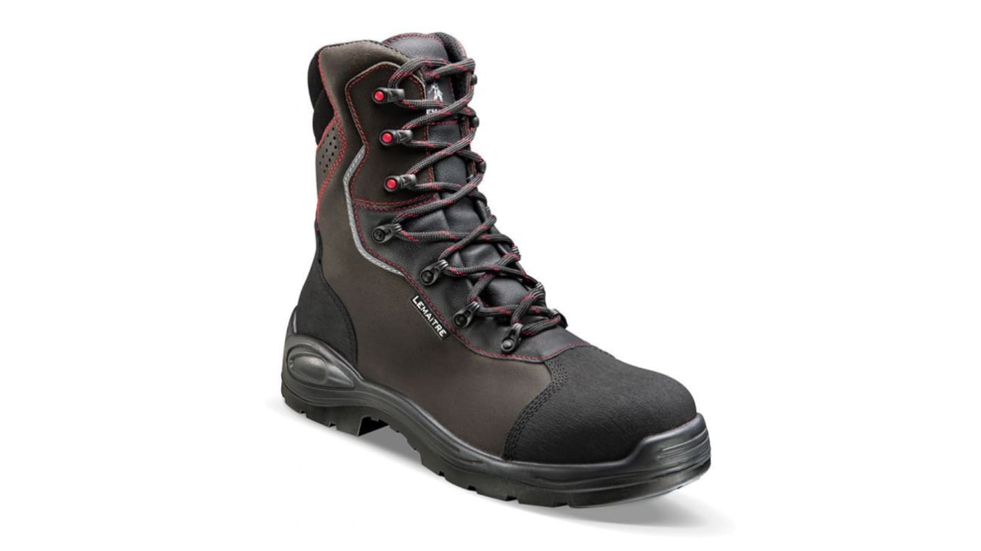 LEMAITRE SECURITE ADVENTURE S3 EN20345 S3, Unisex, Sicherheitsstiefel Schwarz, mit Zehen-Schutzkappe , Größe 35 / UK 3