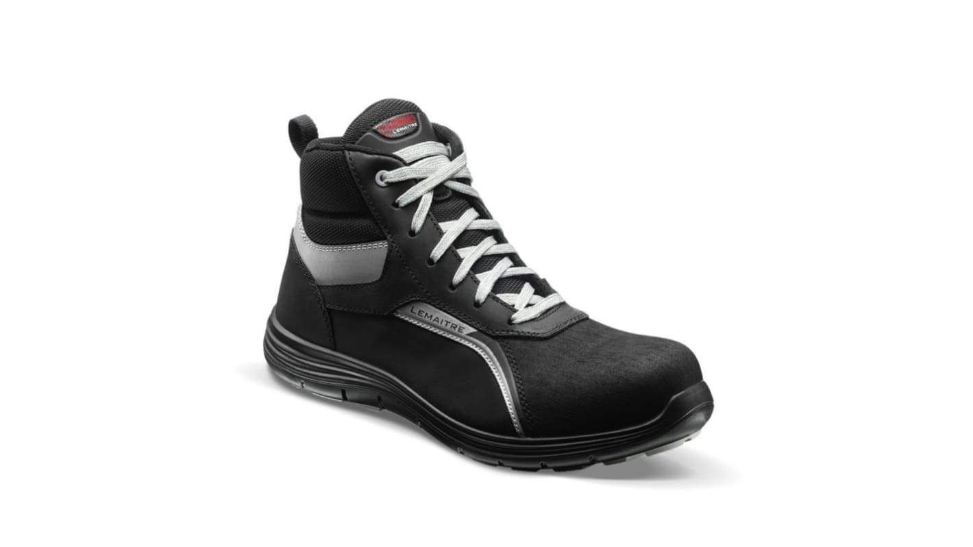 LEMAITRE SECURITE FELIX Unisex Black, White Composite  Toe Capped Safety Shoes, UK 6.5, EU 40