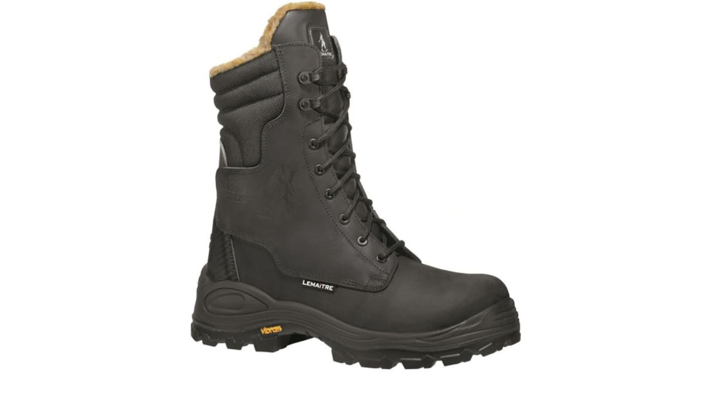 LEMAITRE SECURITE TUNDRA Black Composite Toe Capped Unisex Safety Shoes, UK 2, EU 35