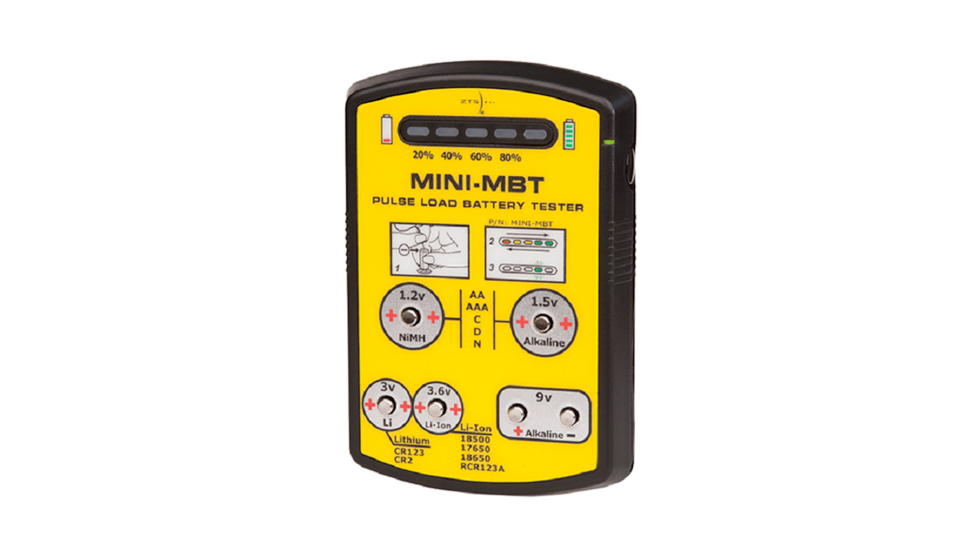 ZTS MINI-MBT Batterietester für 1.5 V, 9V, AA, AAA, C, D