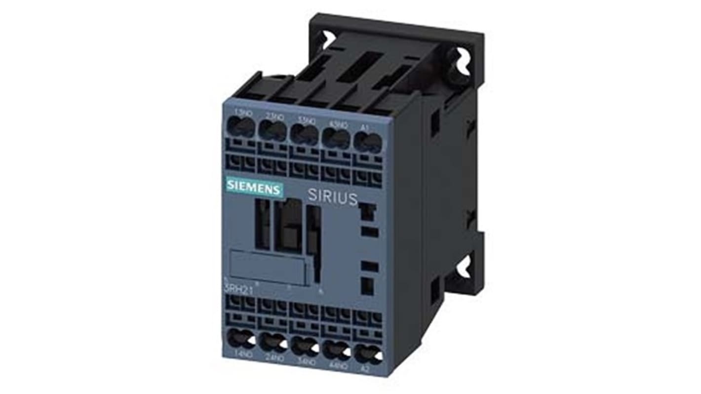 Siemens SIRIUS 3RH2 Hilfsschütz / 48 V AC Spule, 4 -polig 4 NO (Schließer), 690 V AC / 10 A