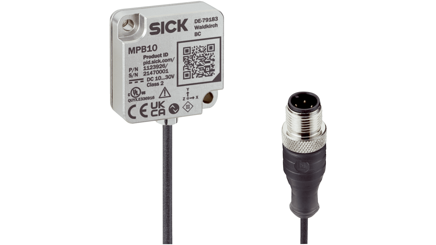 Sick Production Monitoring System MPB10 Vibration Monitoring, vibration alaysis, contact temperature & shock IO-LINK ±