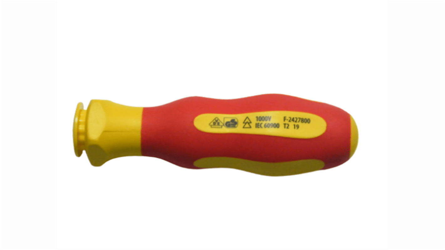 RS PRO Insulated Screwdriver, VDE/1000V, 115 mm Overall