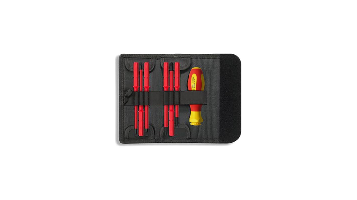 RS PRO Phillips, Slotted Insulated Screwdriver Set, 7-Piece