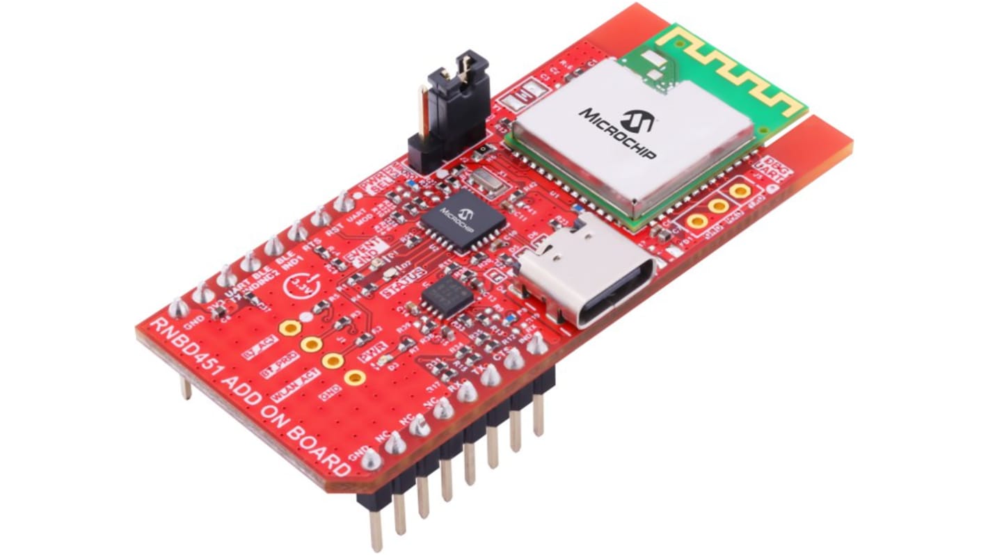 Microchip EV25F14A RNBD451 Bluetooth Evaluation Board EV25F14A