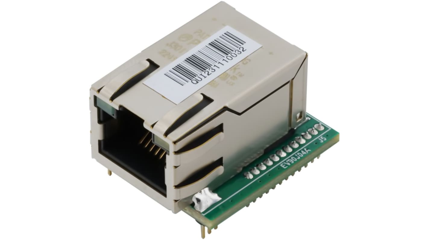 Fejlesztőpanel, EV90J04A, Bővítőkártya, Ethernet,; KSZ8091, PIC32, PIC32MZ, Bővítőkártya, EV90J04A, Ethernet