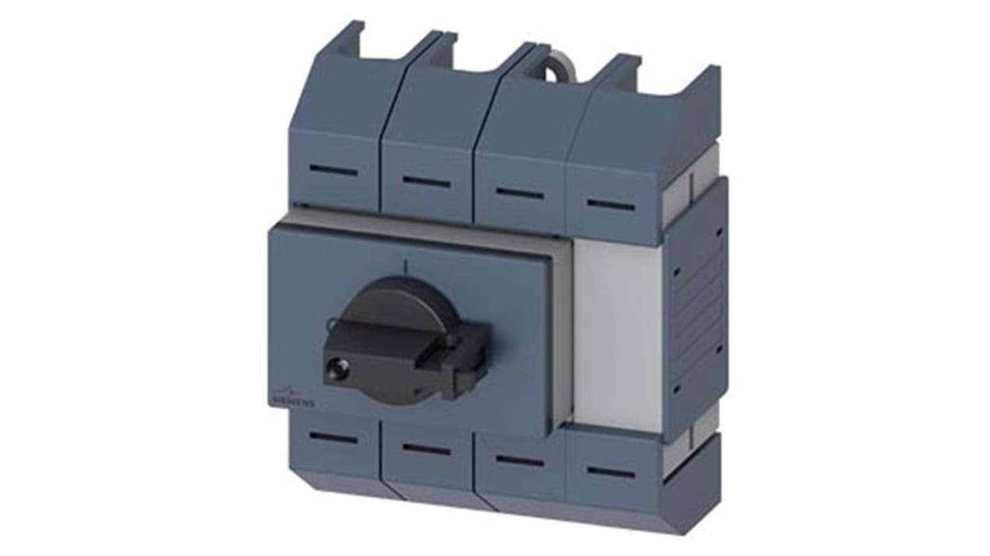Siemens 4 Pole DIN Rail Switch Disconnector - 80A Maximum Current, 18.5kW Power Rating, IP10