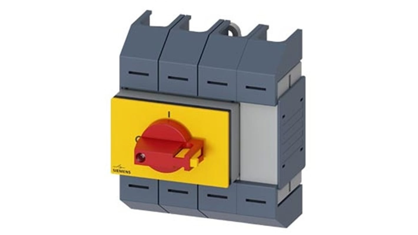 Siemens 4 Pole DIN Rail Switch Disconnector - 125A Maximum Current, 22kW Power Rating, IP10