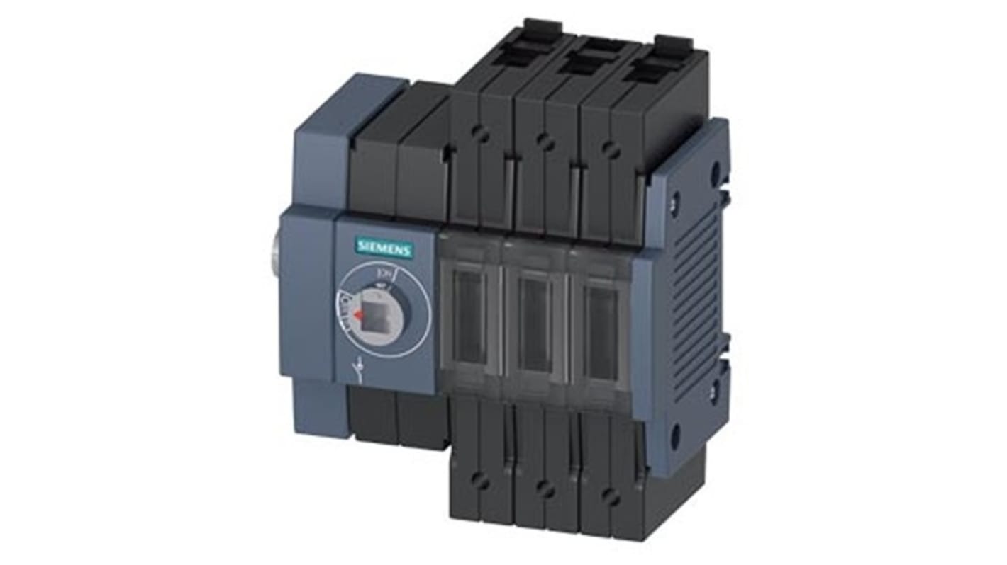 Sezionatore con interruttore Siemens 3KD1634-2ME10-0, 3P, 16A, per guida DIN, IP20