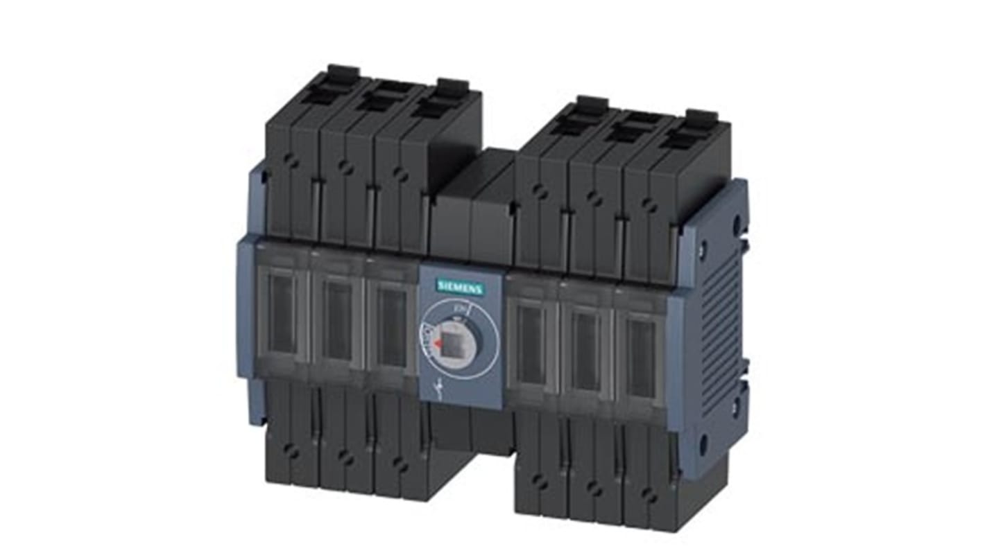 Sezionatore con interruttore Siemens 3KD1660-2ME20-0, 4P, 16A, per guida DIN, IP20