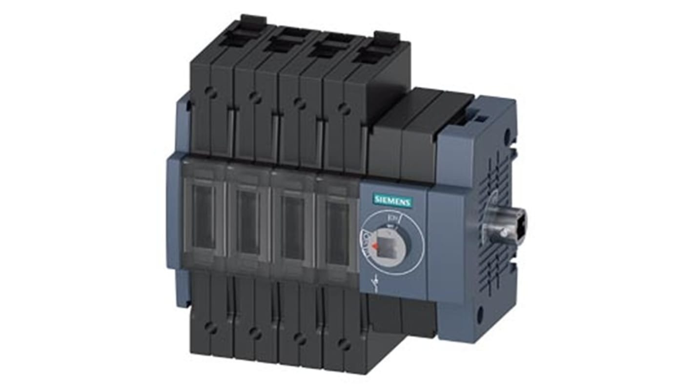 Sezionatore con interruttore Siemens 3KD2244-2ME40-0, 4P, 32A, per guida DIN, IP20