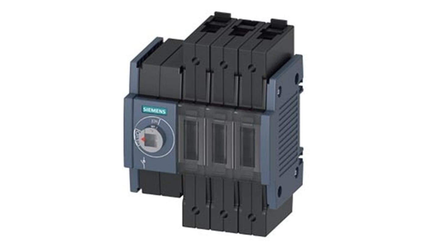 Interruptor seccionador, 3, Corriente 80A, Potencia 55kW, IP20