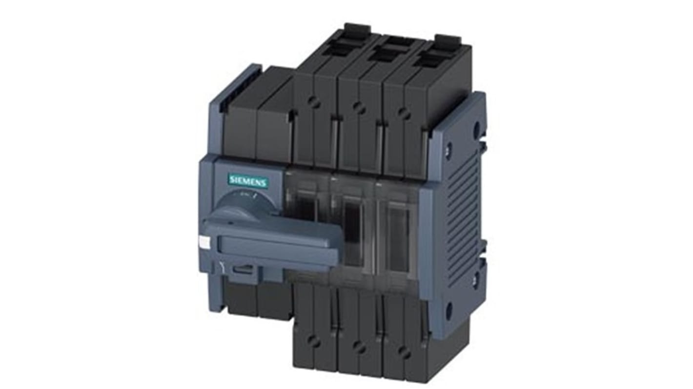 Siemens 3 Pole DIN Rail Switch Disconnector - 100A Maximum Current, 55kW Power Rating, IP20