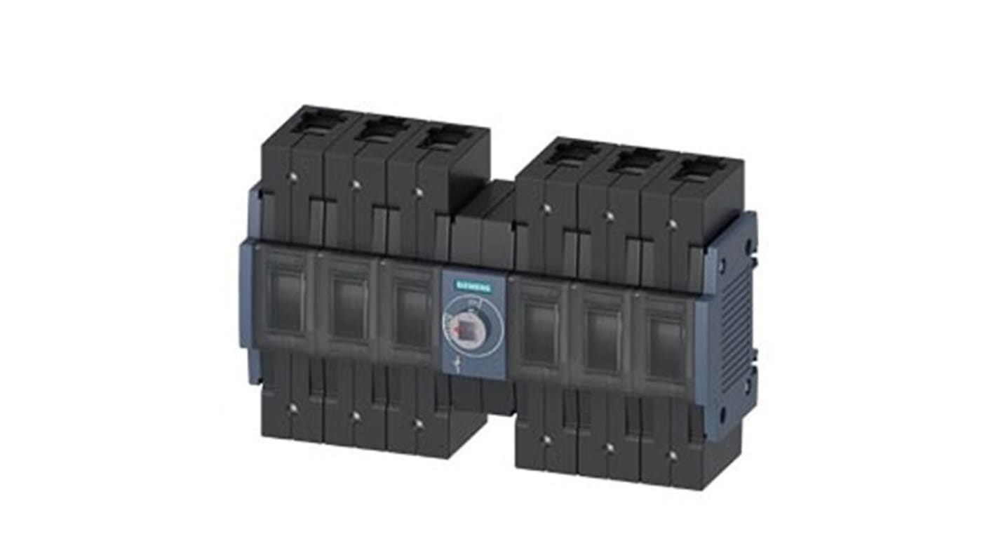 Siemens 6 Pole DIN Rail Switch Disconnector - 125A Maximum Current, IP20