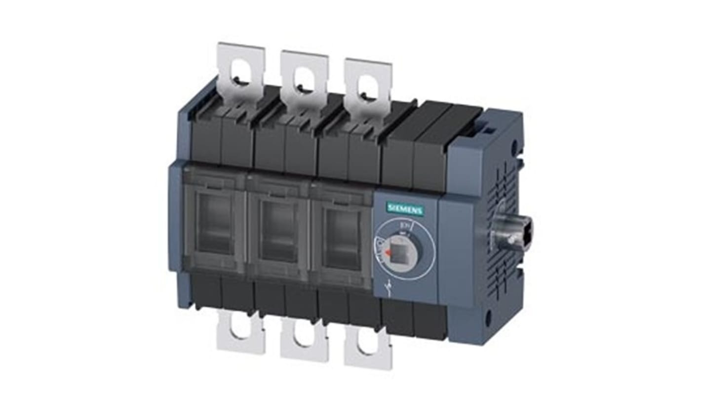 Siemens Trennschalter 3-polig 250A DIN-Schiene IP00, IP20 110kW