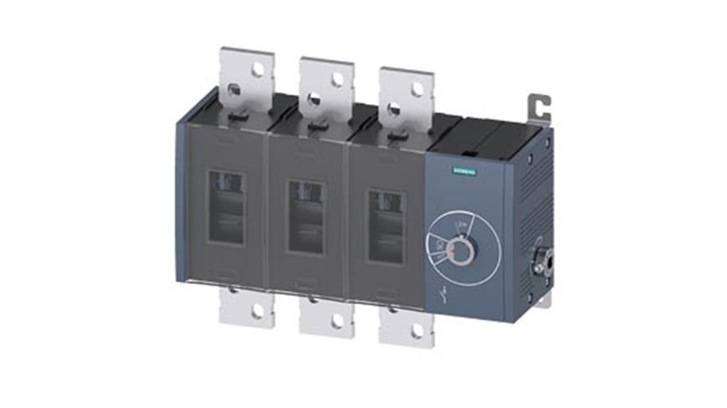 Sezionatore con interruttore Siemens 3KD5434-0RE40-0, 3P, 1600A, Tipo fisso, , IP00, IP20