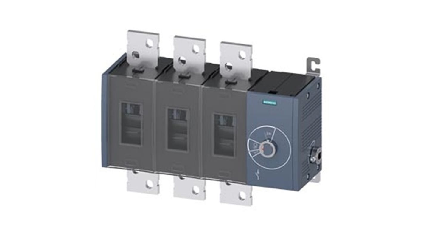 Sezionatore con interruttore Siemens 3KD5634-0RE40-0, 3P, 2000A, Tipo fisso, , IP00, IP20