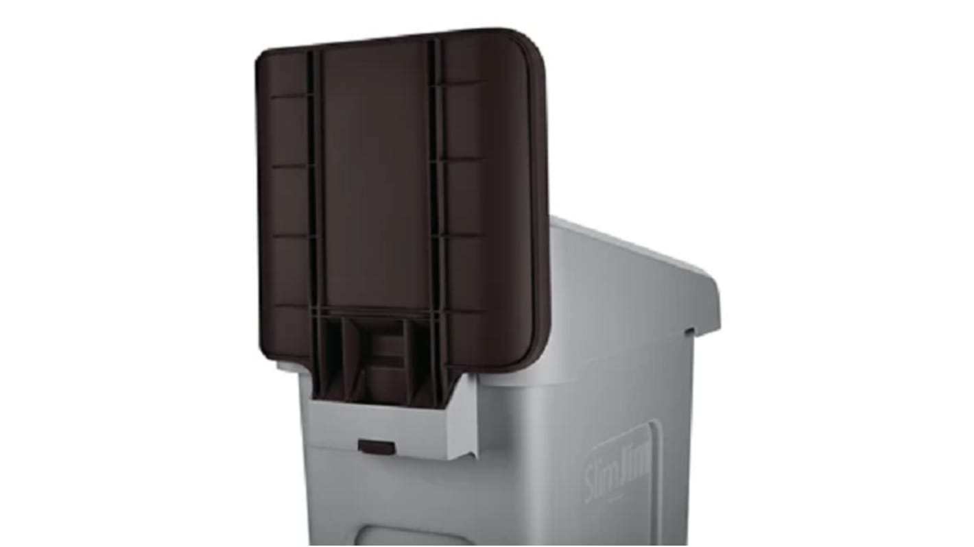 2007912 Rubbermaid Commercial Products Brown Plastic Waste Bin Lid