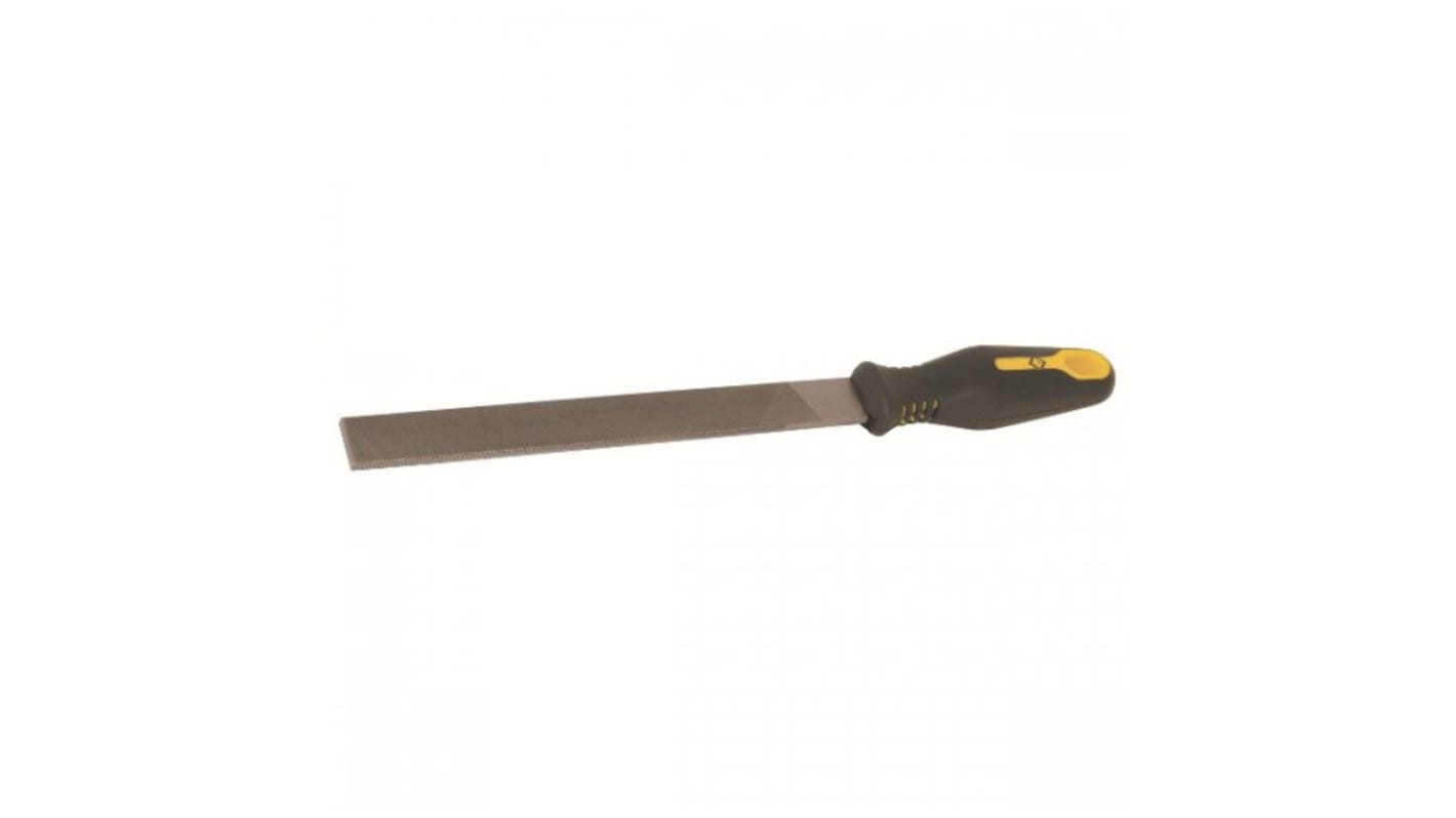 CK 200mm, Second Cut, Flat Engineers File With Soft-Grip Handle