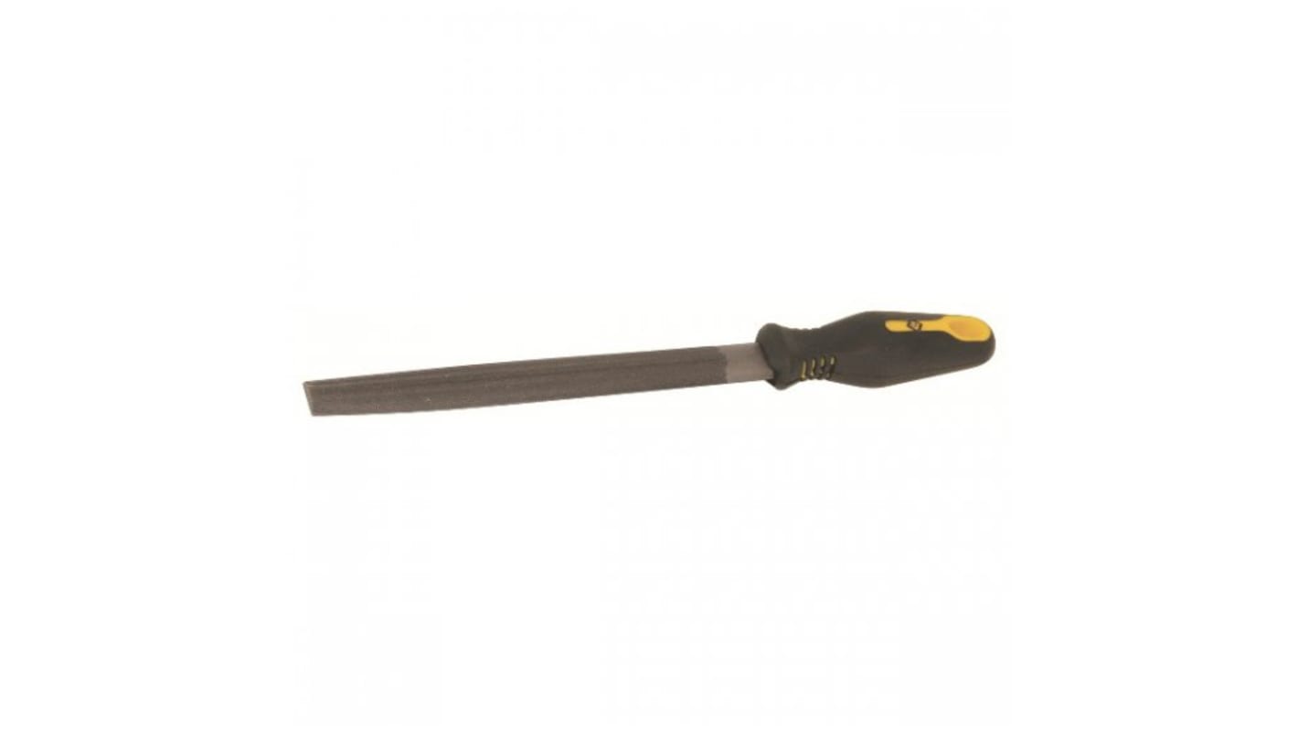 CK 250mm, Second Cut, Half Round Engineers File With Soft-Grip Handle