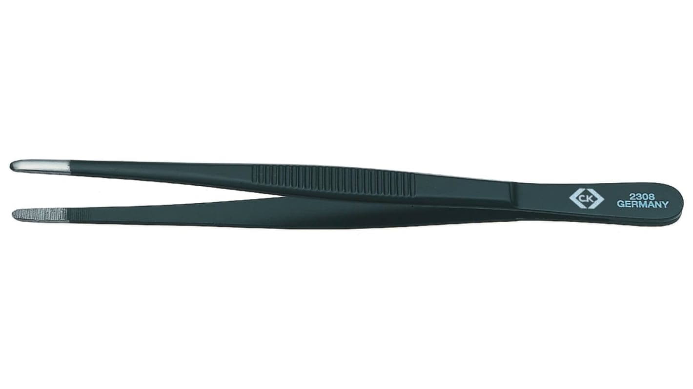 T2308 CK 145 mm, Carbon Steel, Blunt, Tweezer RS