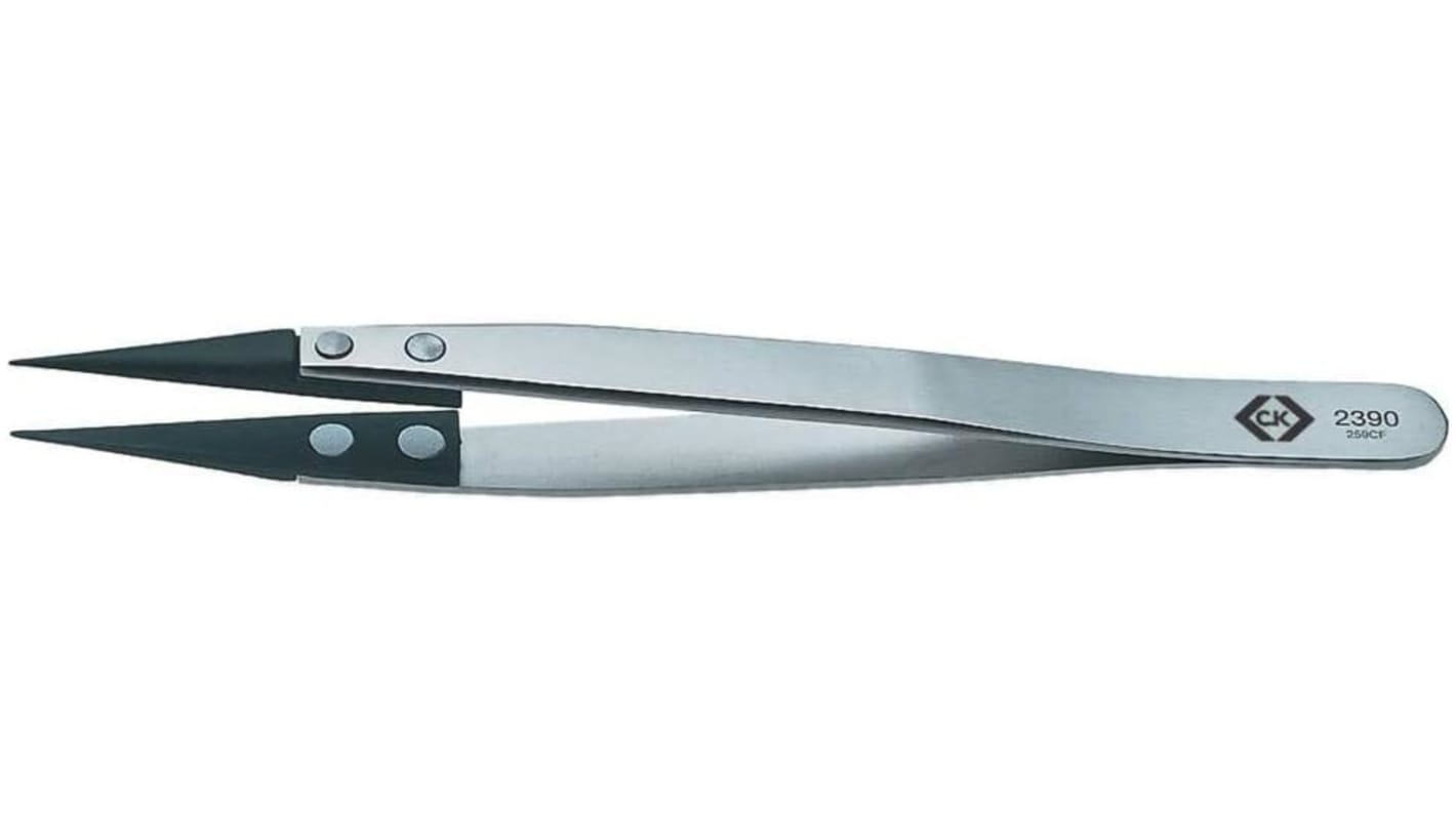 CK 130 mm, Stainless Steel, Fine, ESD Tweezer