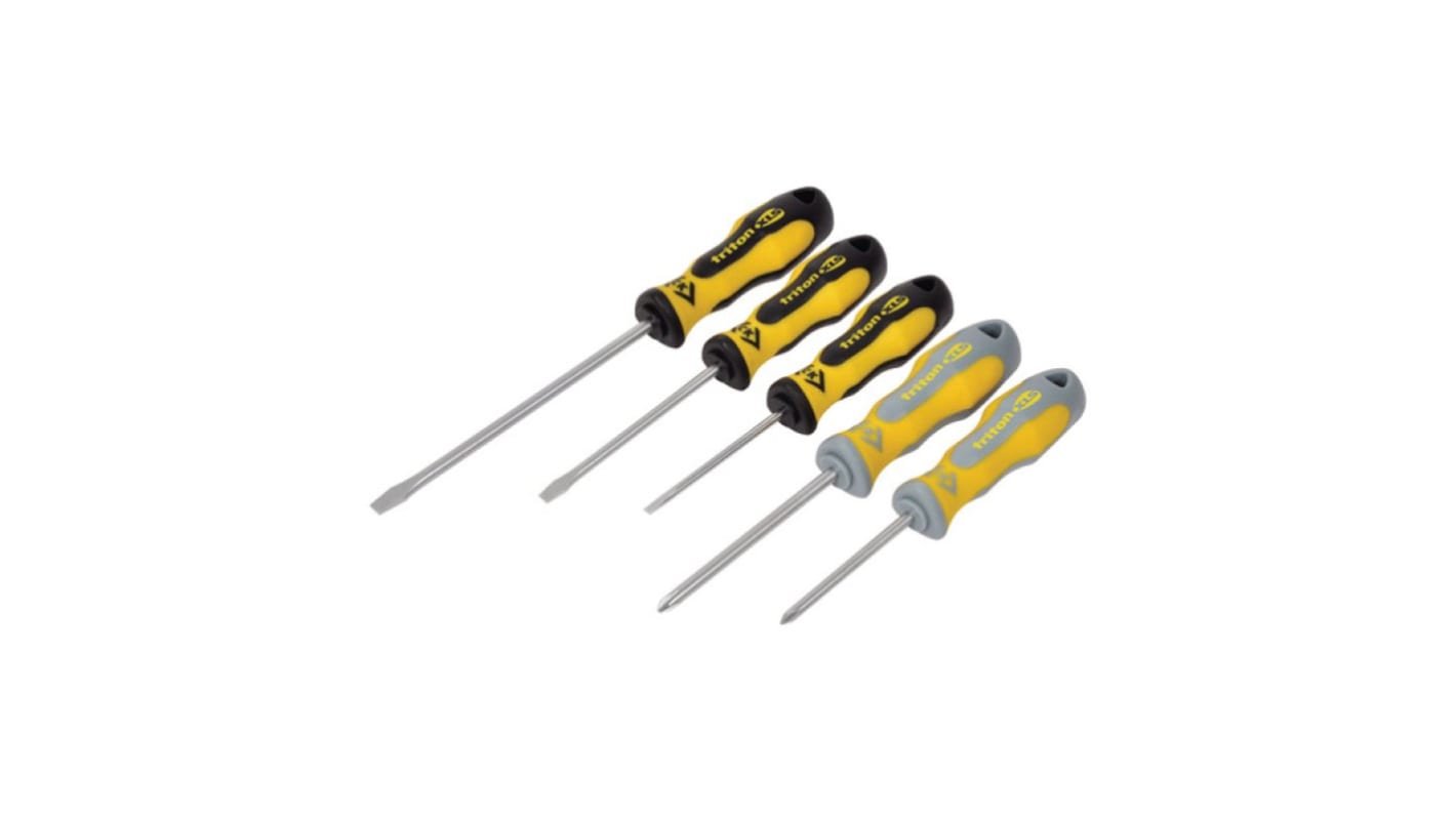 CK Phillips, Slotted Precision Screwdriver Set, 5-Piece