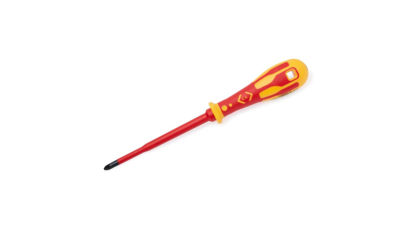 CK Phillips Screwdriver, PZ2 Tip, 125 mm Blade, VDE/1000V, 232 mm Overall