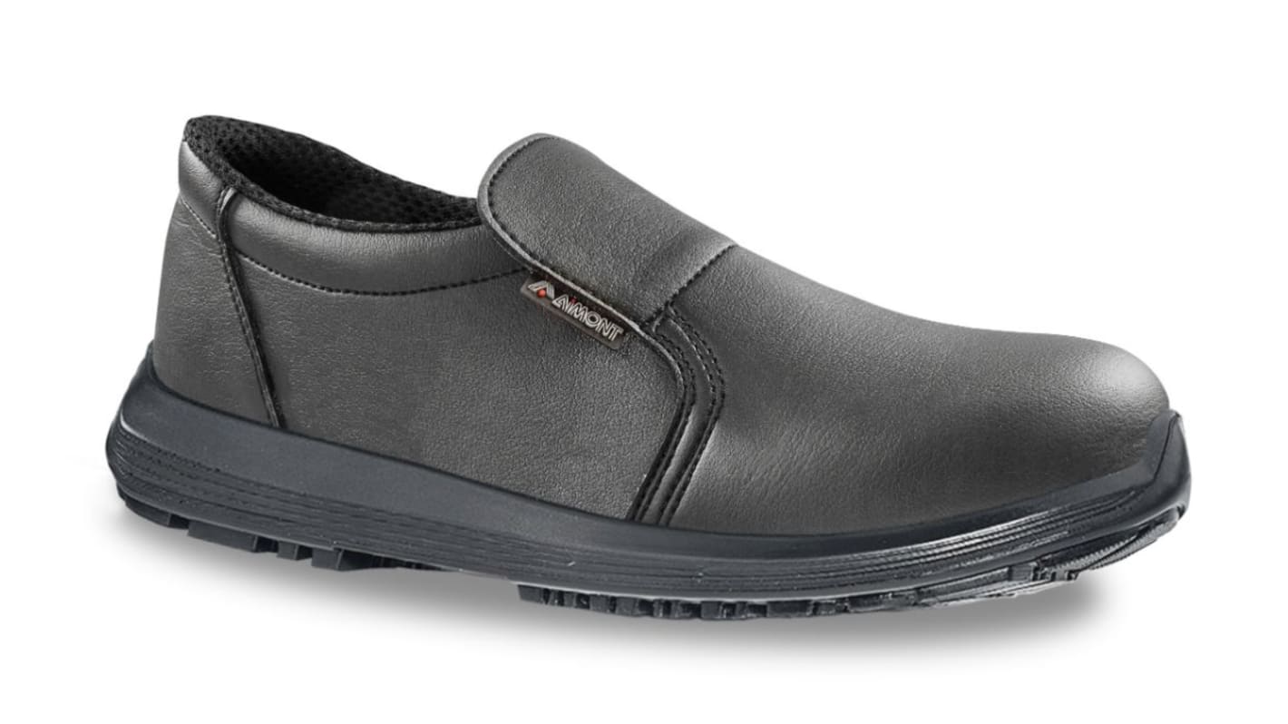 AIMONT ASTER 7GR06 Unisex Black Composite  Toe Capped Safety Shoes, UK 8, EU 42