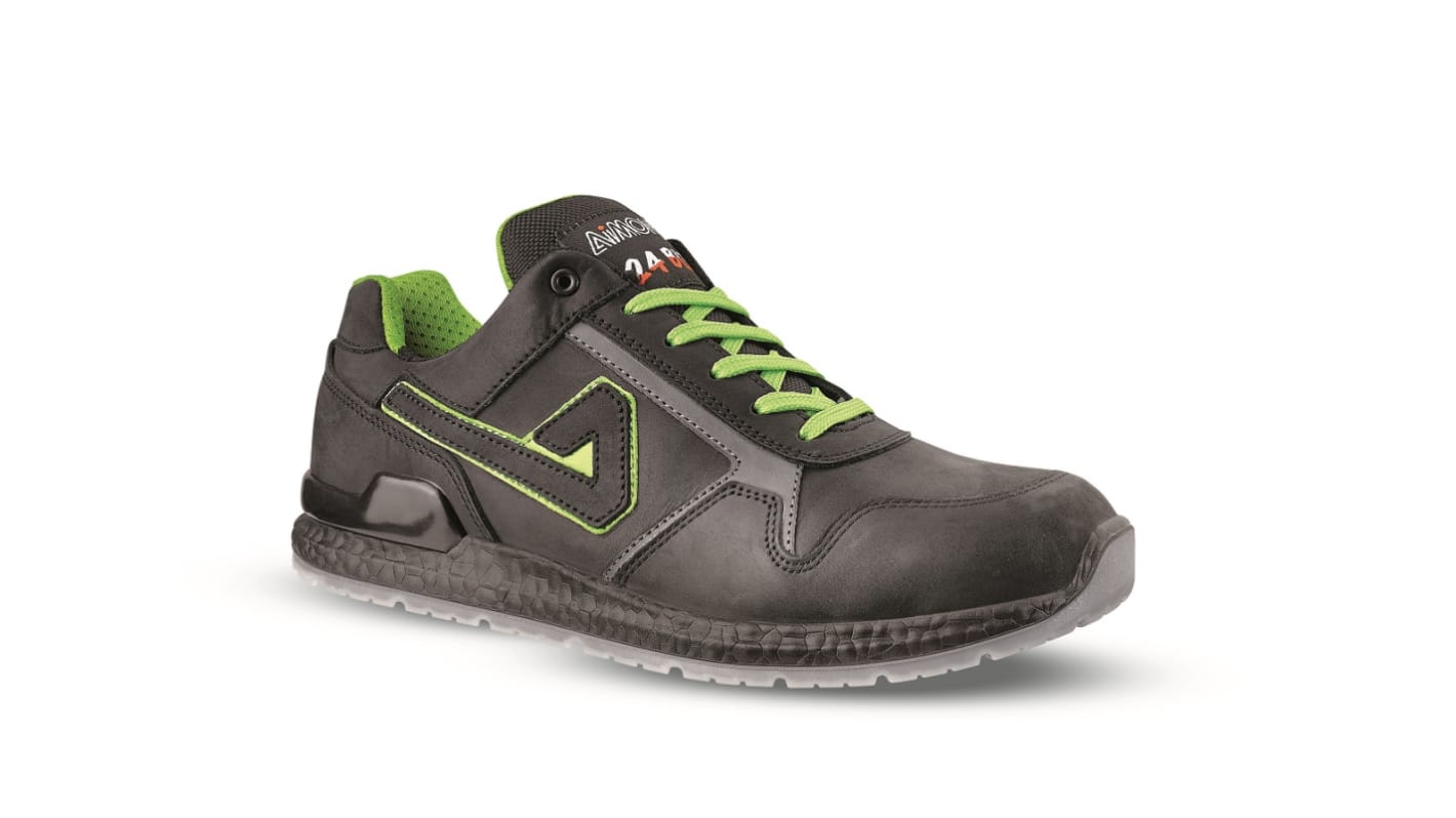 Scarpe sportive antinfortunistiche S3 AIMONT BIGGIE ABI03, Uomo tg. 39, col. Nero, resistenti all'acqua, con puntale di