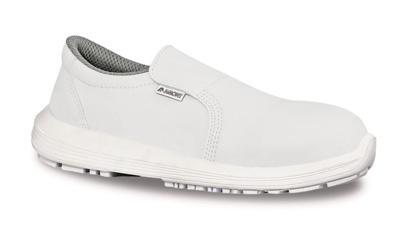 AIMONT DAHLIA 7GR03 Unisex White Composite Toe Capped Safety Shoes, UK 3, EU 35