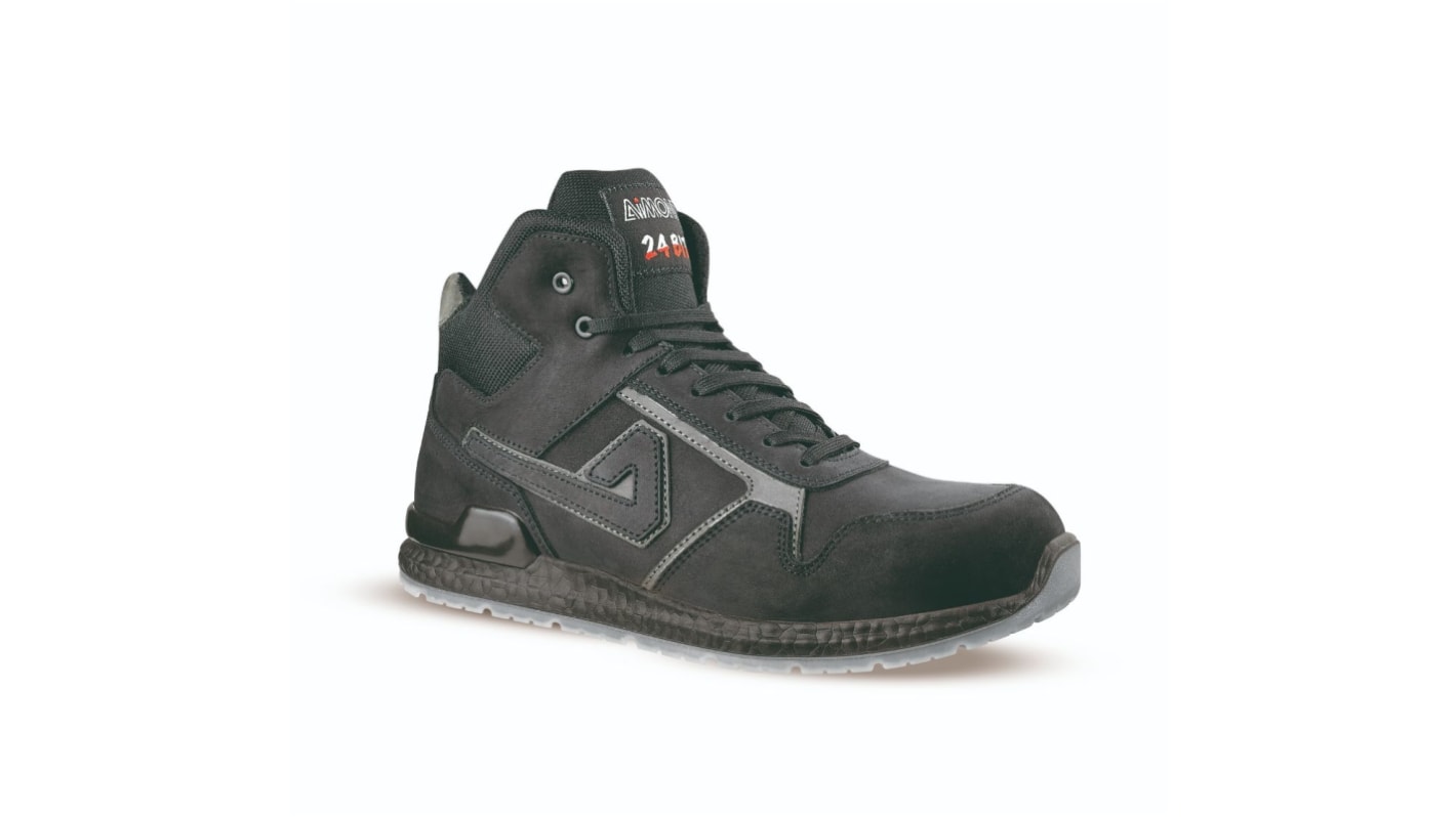 Botas de seguridad AIMONT, serie KANYE ABI04 de color Negro, gris, talla 48, S3 SRC