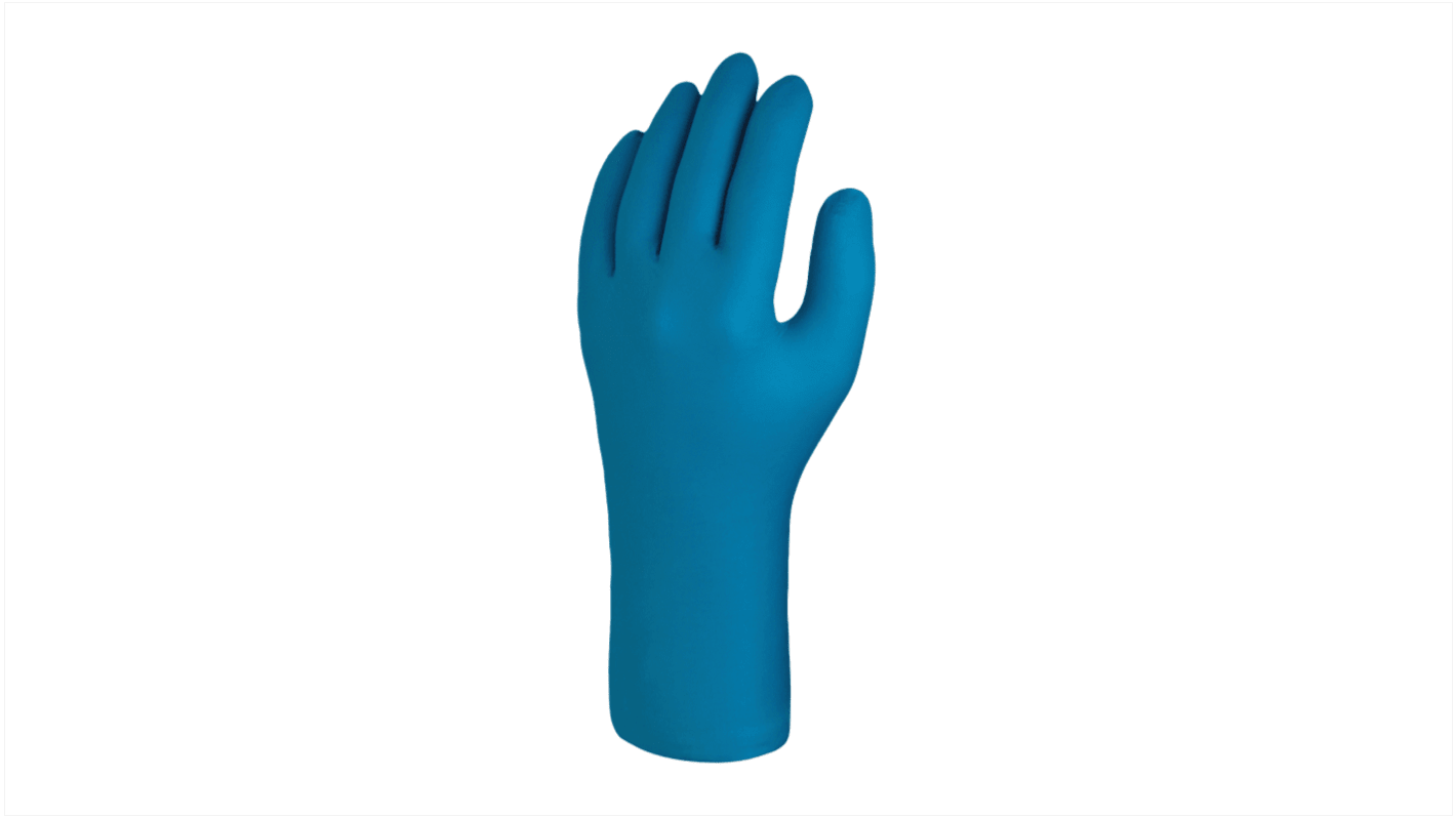 Guanti monouso in Nitrile Skytec, col. Blu, taglia 7, S, conf. da 50, Senza polveri