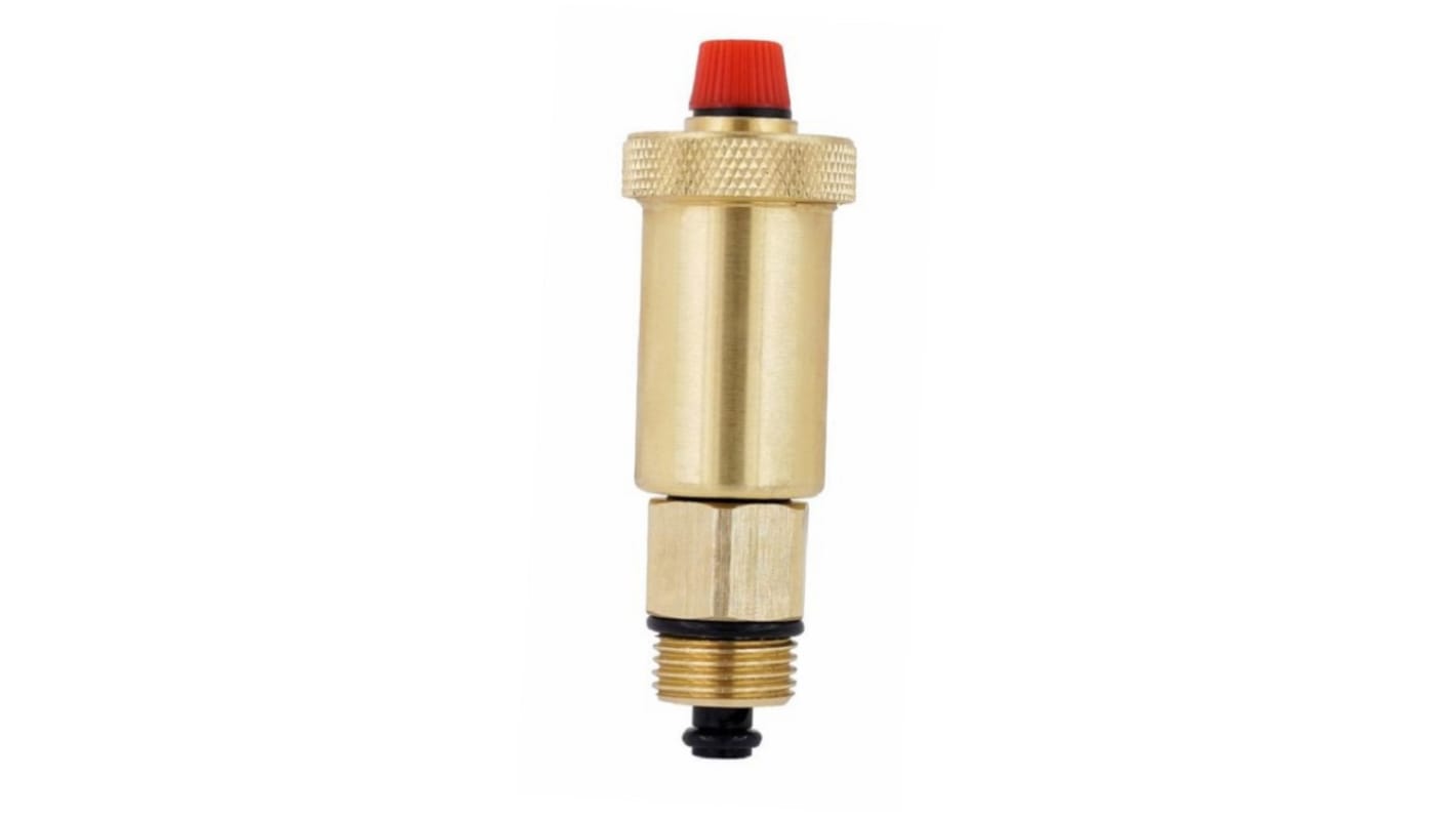 RS PRO Brass Automatic Air Vent 1/2 in BSP
