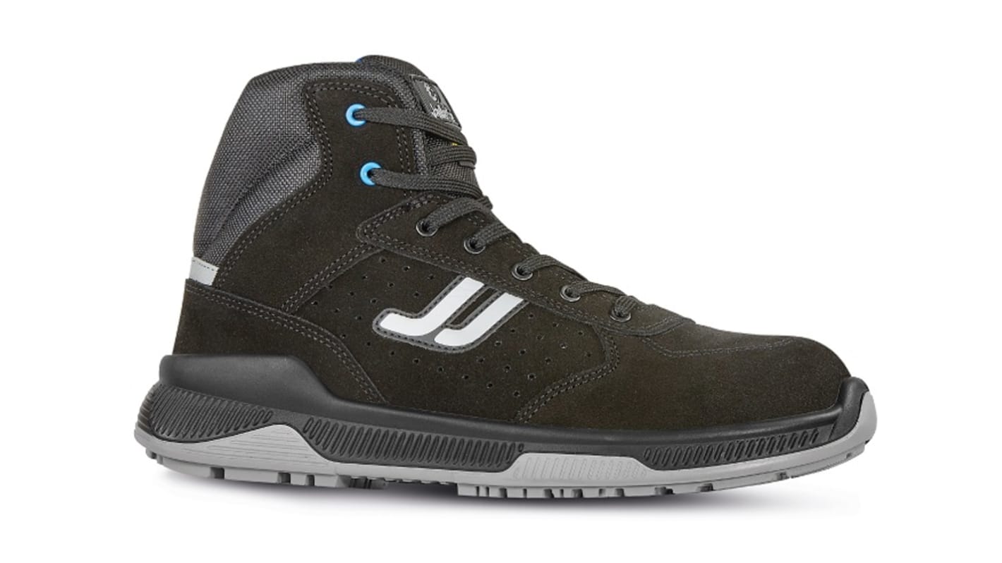 Jallatte J-energy Black, Grey ESD Safe Composite Toe Capped Unisex Low safety shoes, UK 13, EU 48