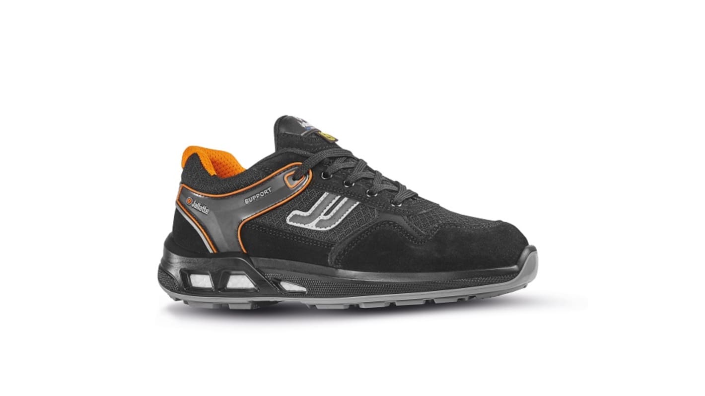 Jallatte J-energy Unisex Black  Toe Capped Low safety shoes, UK 4, EU 37