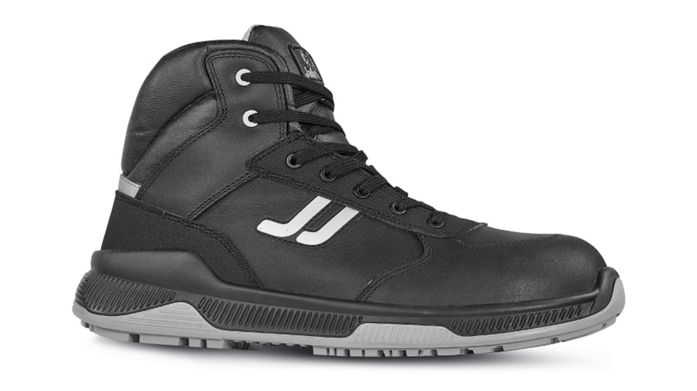 Jallatte J-energy Black, Grey ESD Safe Composite Toe Capped Unisex Low safety shoes, UK 7, EU 41