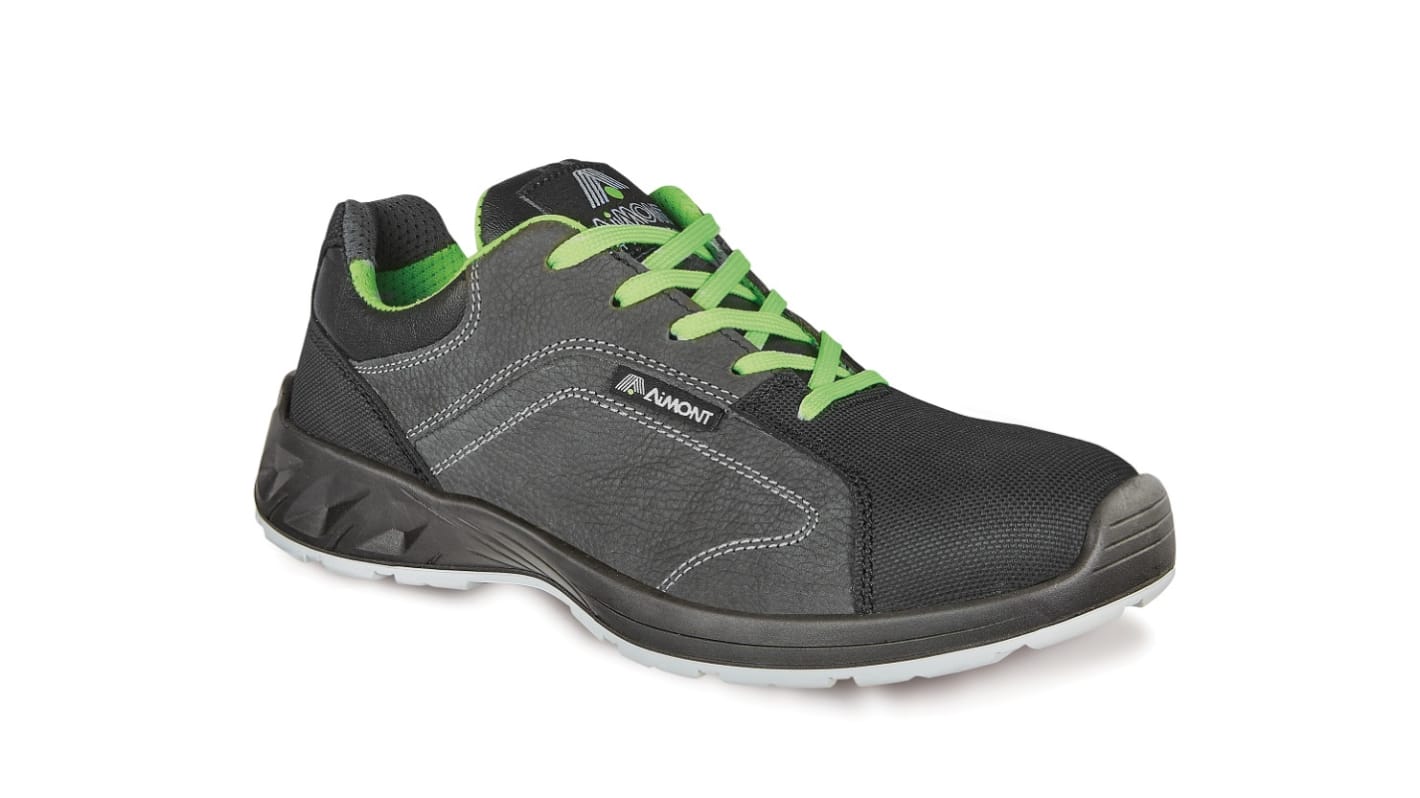 Scarpe antinfortunistiche S3 AIMONT SHRIKE DM20164, Uomo tg. 38, col. Verde, resistenti all'acqua, con puntale di