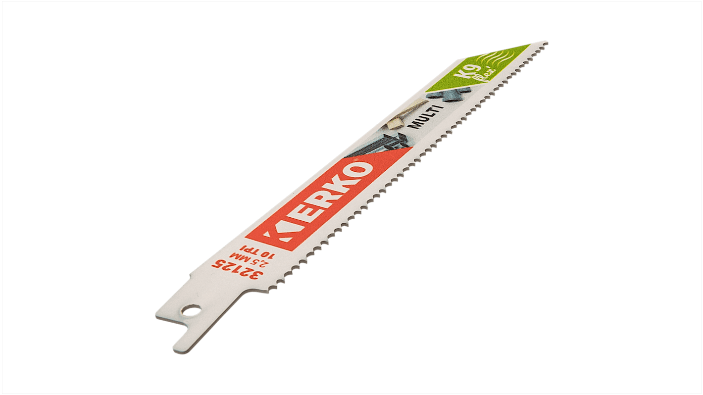 ERKO, 10 Teeth Per Inch Multiple Materials 150mm Cutting Length Reciprocating Saw Blade, Pack of 25