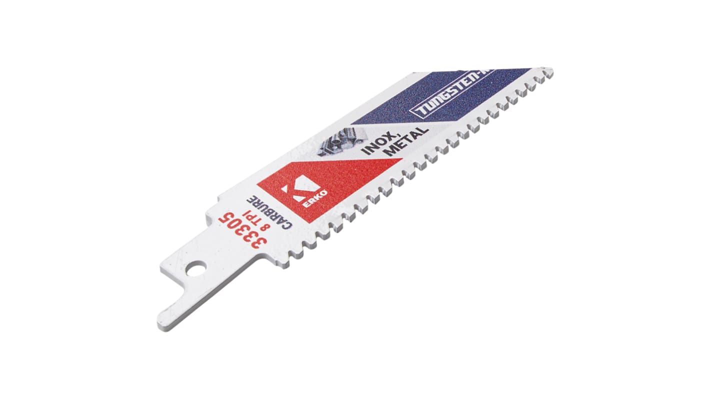 2 Lames De Scie Sabre Tivoly Pour Matériaux Abrasifs - L150, Coupe 6-100 Mm - Dents Carbure De Tungstène, Longue Durée - 10