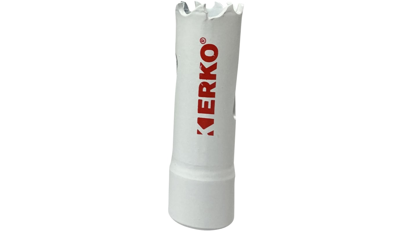 Sega a tazza ERKO in Bi-metallico, Ø 25mm, profondità taglio 38mm, con mandrino