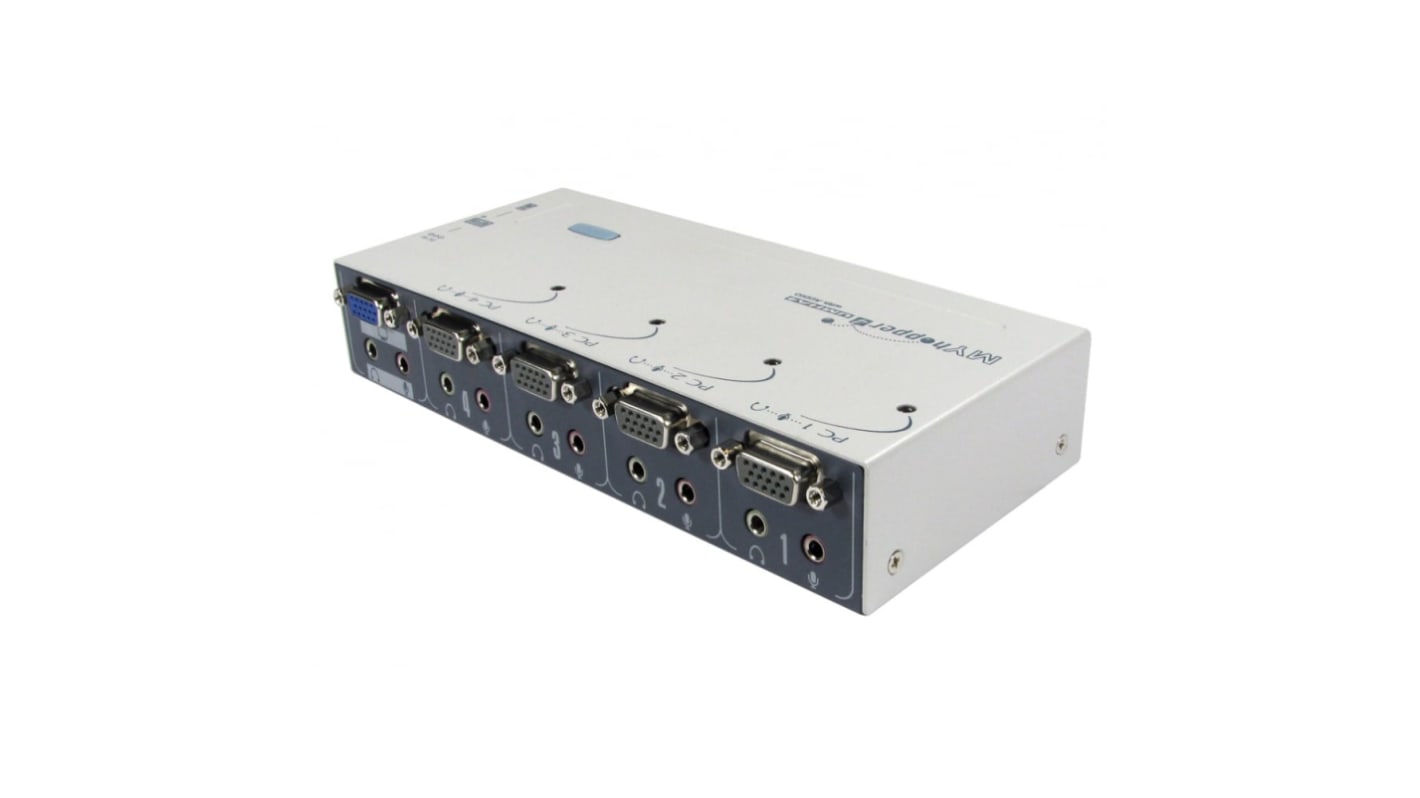 Przełącznik KVM KVM-629A, 4-portowy USB 4, Rextron SVGA, VGA