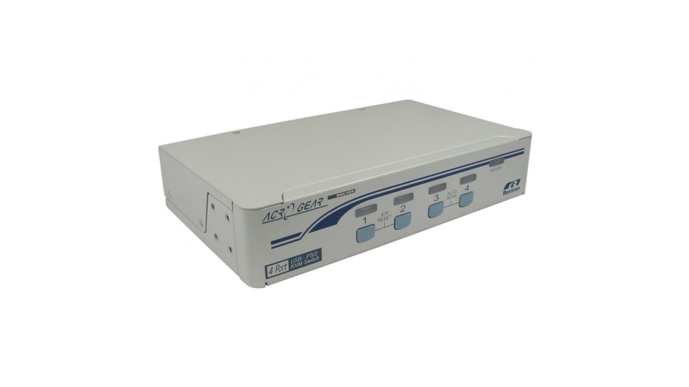 Rextron KVM-Switch 4-Port SVGA 4 Displays PS/2