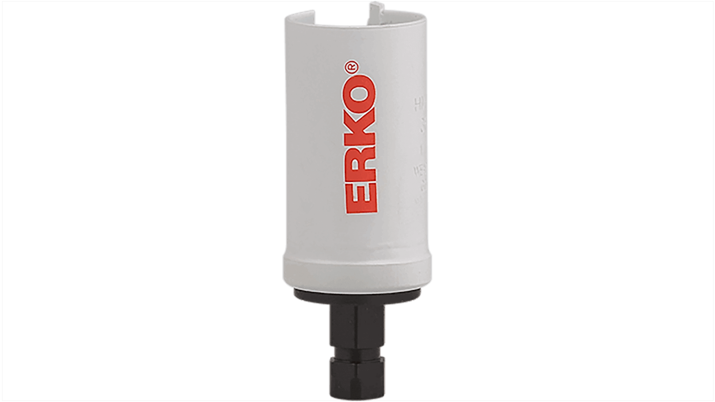 Sierra de corona ERKO, Carburo, diámetro 67mm, Profundidad 60mm, husillo incluido