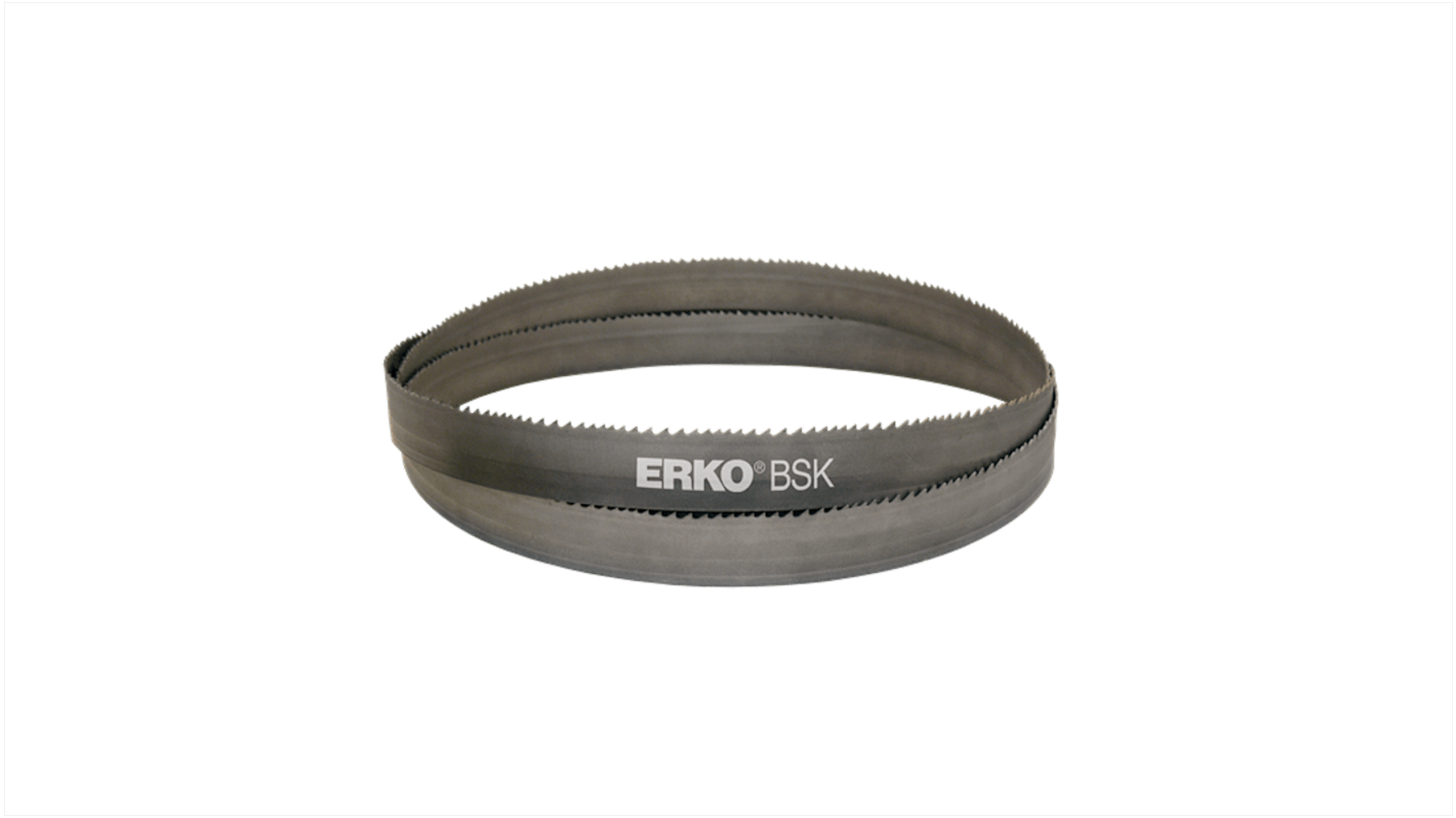 ERKO, 8/12 Teeth Per Inch Aluminum, Stainless Steel, Steel 4500mm Cutting Length Band Saw Blade, Pack of 1