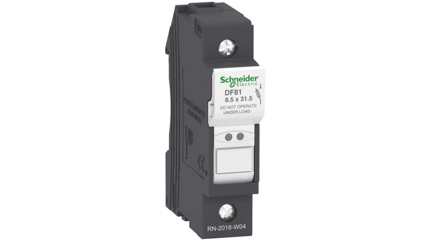 Schneider Electric 25A Fuse Holder for 8.5 x 31.5mm Fuse, 1P, 400V ac