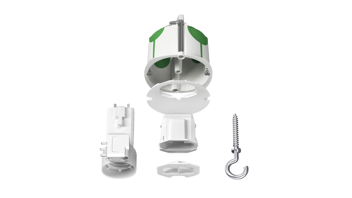 Scatola di derivazione Schneider Electric, ABS, PC Verde, Bianco, 49 x 71 x 71mm, IP20