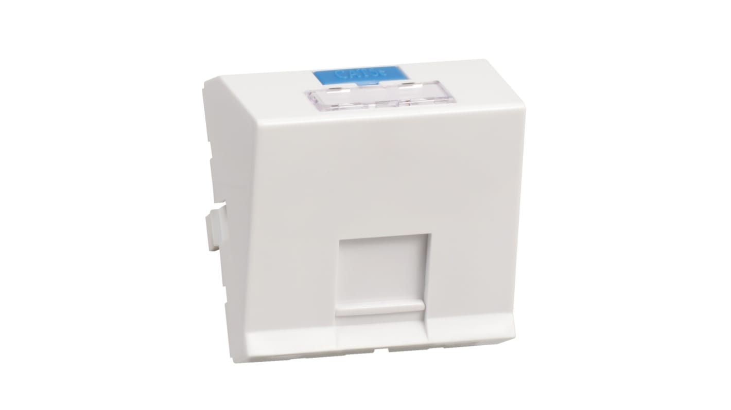 Schneider Electric, VDI Modular Jack Empty RJ45 Data Socket for use with Ethernet Connector