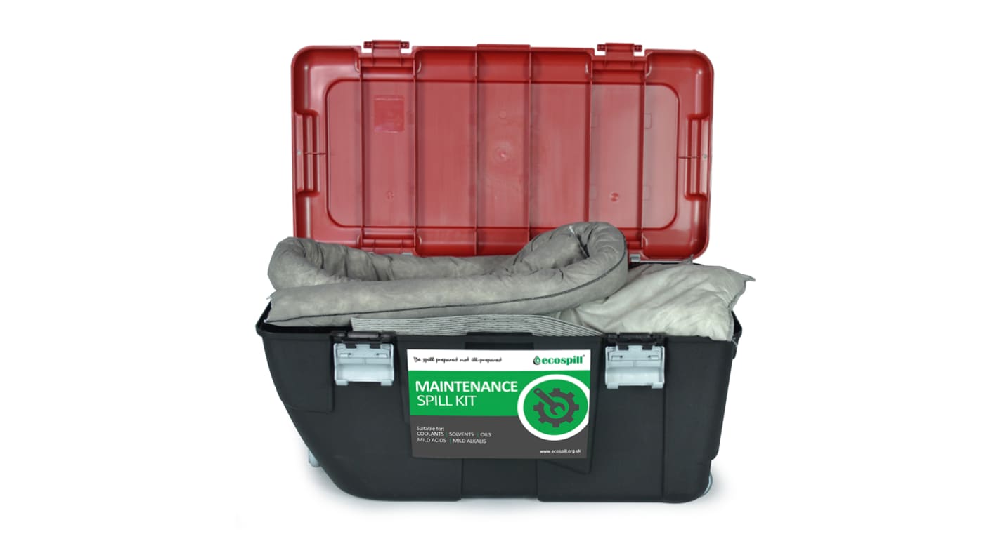 Kit controllo perdite Ecospill Ltd Maintenance Spill Response Kits, capacità assorbente 60 L, per Manutenzione