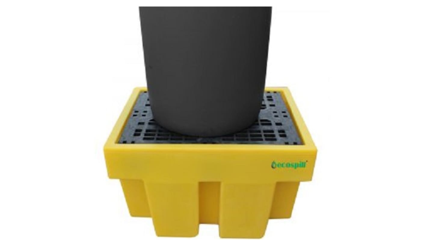 Ecospill Ltd Polyethylene Drum Pallet for Chemical, 225L Capacity